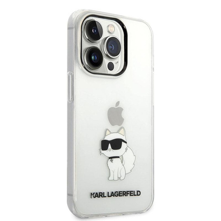 Karl Lagerfeld IML NFT Choupette - pouzdro pro iPhone 14 Pro (průhledné)