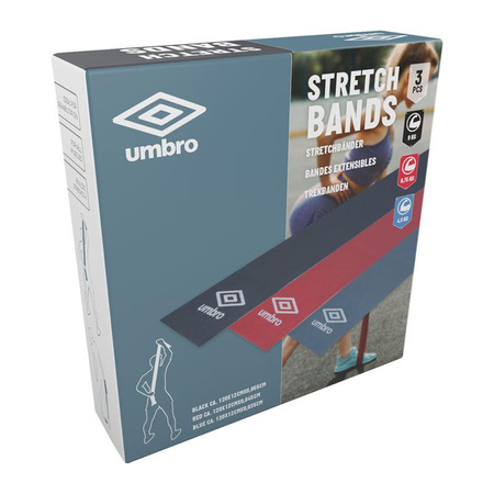 OPOROWE TAŚMY DO ĆWICZEŃ TRENINGU, do Rozciągania, Zestaw Umbro