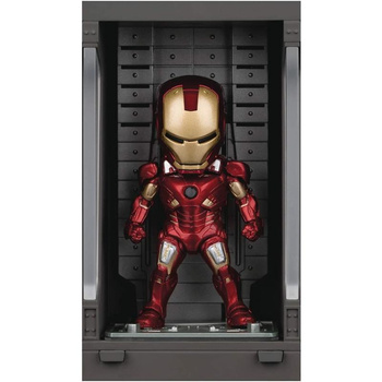 Avengres - Iron Man Mark VII mit Hall of Armor Sammelfigur (rot-gold)