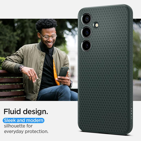 Spigen Liquid Air - Etui pour Samsung Galaxy S24 (Abyss Green)