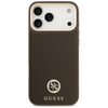 Guess Grained Strass Logo MagSafe - Case iPhone 17 Pro Max (brown)