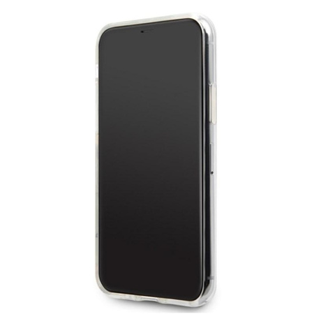 Guess Solid Glitter Triangle - iPhone 11 Pro Max tok (arany)