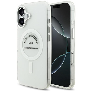 Karl Lagerfeld IML Karl RSG Logo MagSafe - Case for iPhone 17 (transparent)
