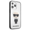 Karl Lagerfeld Ikonik Karl- iPhone 13 Pro Max Case (transparent / cadre noir)