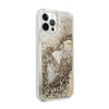 Guess Liquid Glitter Charms - iPhone 12 / iPhone 12 Pro tok (arany)