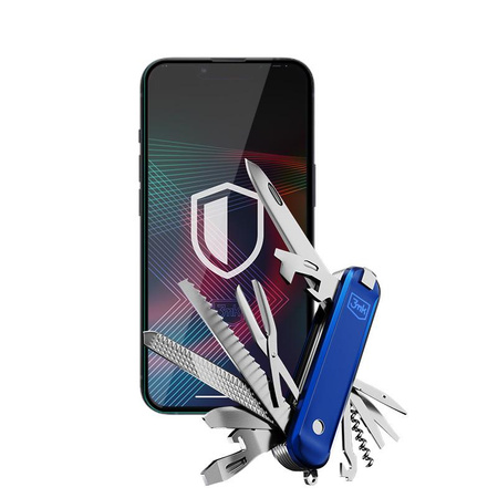 3mk HardGlass Max Lite - Verre trempé pour iPhone 14 Pro (Noir)