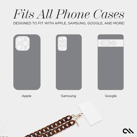 Řetízek Case-Mate Phone Crossbody Chain - šňůrka / řetízek přes rameno pro telefon (želvovinová)