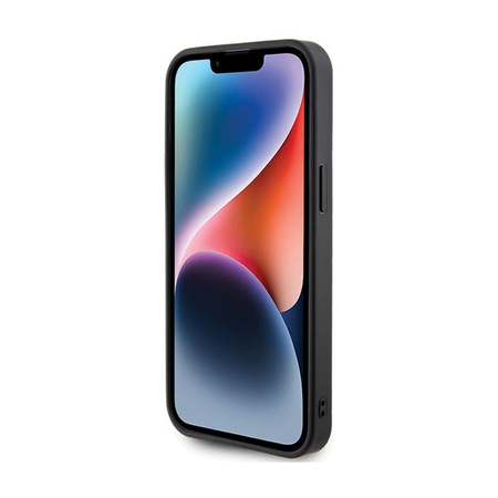 Guess Rhinestone Metal Logo - Case for iPhone 15 Pro (Yellow)