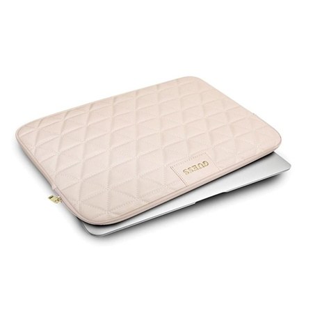 Guess Quilted Computer Sleeve - 13" Notebook Case (pink)