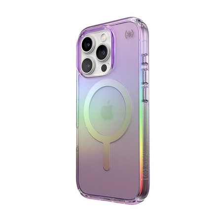 Speck Presidio2 Lux MagSafe - iPhone 16 Pro Case (Amazing Purple / Clear)