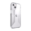 Speck Presidio Perfect-Clear with Grips - iPhone 13 Case with MICROBAN Coating (Clear)