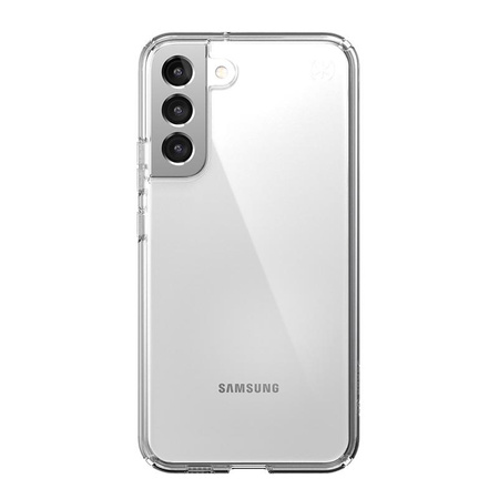 Speck Presidio Perfect-Clear - Etui Samsung Galaxy S22+ z powłoką MICROBAN (Clear/Clear)