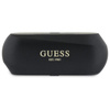 Podlouhlé kovové tištěné logo Guess - sluchátka Bluetooth TWS + nabíjecí pouzdro (černé)