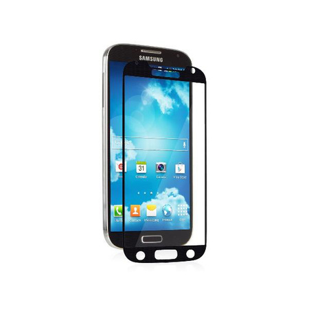 Moshi iVisor XT - Transparente Full Face Schutzfolie Samsung Galaxy S4 (schwarz)