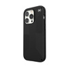 Speck Presidio2 Grip - Custodia antiscivolo per iPhone 14 Pro (Nero / Nero / Bianco)
