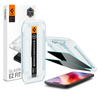 SZKŁO PRYWATYZUJĄCE DO IPHONE AIR SPIGEN Z RAMKĄ SZYBKA OCHRONNA 9H 2SZT