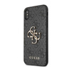 Guess 4G Big Metal Logo - Coque iPhone X (grise)