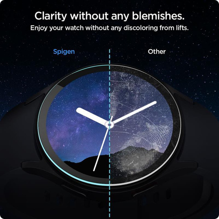 Spigen GLAS.TR EZ FIT 2-Pack - Verre trempé pour Samsung Galaxy Watch 7 40 mm (2 pcs)