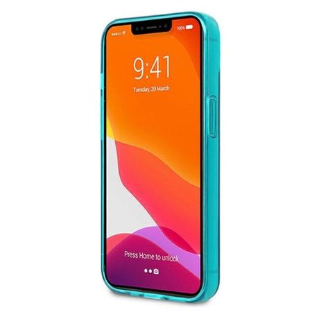 Karl Lagerfeld Choupette Head - iPhone 13 mini tok (fluo kék)