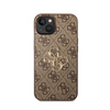 Guess 4G Big Metal Logo - iPhone 15 Tasche (braun)