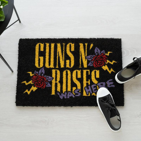WYCIERACZKA POD DRZWI WEWNĘTRZNA GUNS N' ROSES 40x60 KOKOSOWA DO BUTÓW