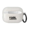 Karl Lagerfeld Glitter NFT Karl & Choupette - Pouzdro na AirPods Pro 2 (průhledné)