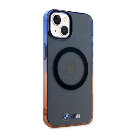 BMW Gradient Bumper MagSafe - pouzdro pro iPhone 14 (šedé)