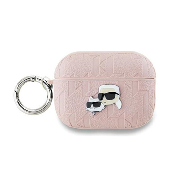 Karl Lagerfeld Monogramme Karl & Choupette Head - Étui AirPods Pro 2 (rose)