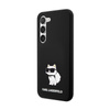 Karl Lagerfeld Silicone Choupette - pouzdro pro Samsung Galaxy S24 (černé)