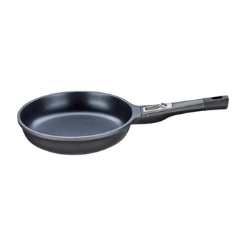 Küchenprofi Milano - Poêle à frire antiadhésive en aluminium avec poignée amovible, diamètre 24 cm