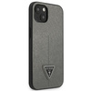 Guess Saffiano Triangle Logo Case – Etui iPhone 13 mini (srebrny)