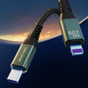WEKOME WDC-170 Raython sorozat - 3 az 1-ben USB-A USB-C + Lightning + Micro USB gyors töltő PD csatlakozókábel 1,2 m (ezüst)