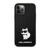 Karl Lagerfeld Silicone NFT Choupette - Coque iPhone 12 / iPhone 12 Pro (noir)