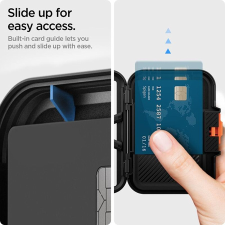 Spigen Lock Fit MagSafe - Portefeuille magnétique (noir)