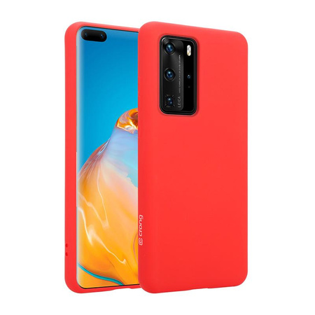 Crong Color Cover - Huawei P40 Pro Hülle (Rot)