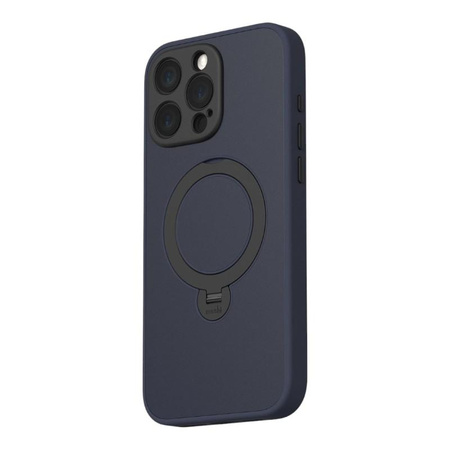 Moshi Kameleon MagSafe - Etui iPhone 16 Pro Max z funkcją podstawki (Midnight Blue)