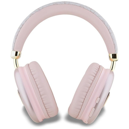 Guess 4G Triangle Logo - Écouteurs intra-auriculaires sans fil Bluetooth V5.3 (rose)