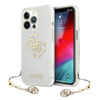 Guess 4G Big Logo Charm Gold- iPhone 13 Pro Fall (Gold Charms)