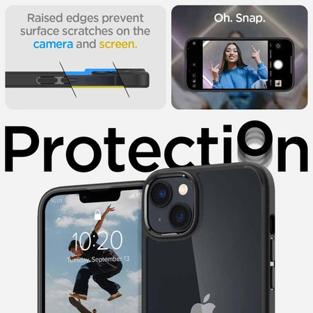 Spigen Ultra Hybrid - tok iPhone 14 készülékhez (fekete)