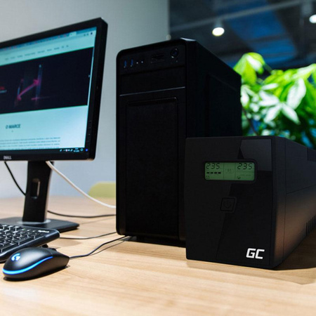 Green Cell - Onduleur 600VA 360W à l'épreuve de la puissance