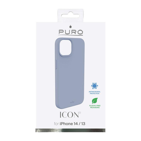 PURO ICON Cover - tok iPhone 14 / iPhone 13 (Sierra kék)