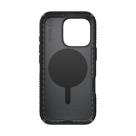 Speck Presidio2 Grip ClickLock & MagSafe - Coque iPhone 16 Pro (Noir / Gris ardoise / Blanc)