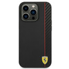 Ferrari Carbon - Coque pour iPhone 14 Pro (Noir)