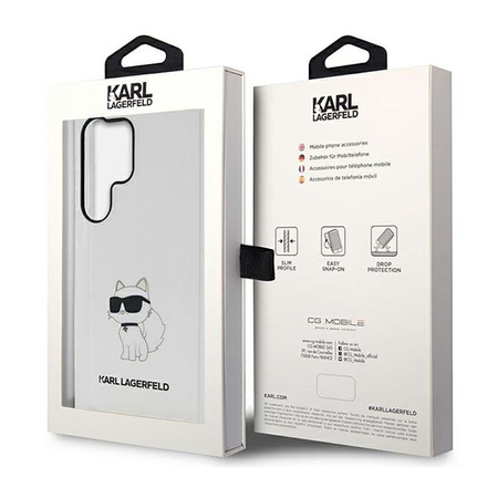 Karl Lagerfeld IML NFT Choupette - Pouzdro pro Samsung Galaxy S23 Ultra (průhledné)