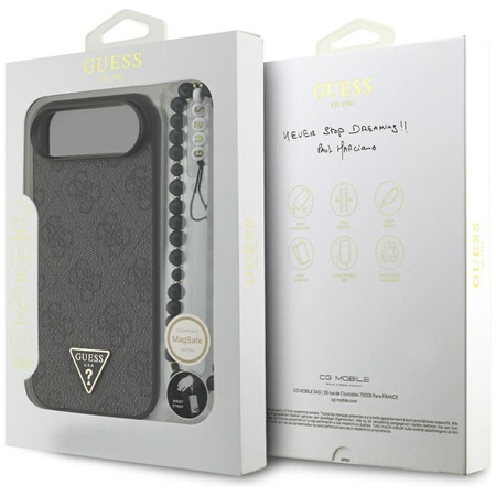 Guess 4G Strap Triangle Logo MagSafe - Case for iPhone Air (black)