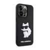 Karl Lagerfeld 3D gumi NFT Choupette - iPhone 14 Pro Max tok (fekete)