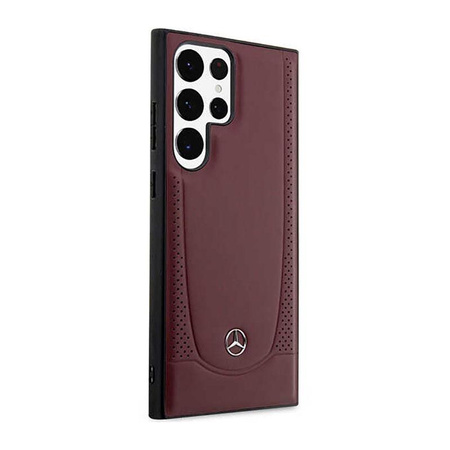 Mercedes Leather Urban Line - Étui Samsung Galaxy S23 Ultra (rouge)