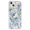 Rifle Paper Clear MagSafe - pouzdro pro iPhone 14 Plus (Garden Party Blue)