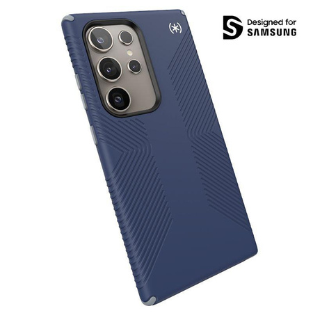 Speck Presidio2 Grip - Étui Samsung Galaxy S24 Ultra (Bleu côtier / Gris poussière)