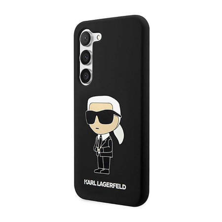 Karl Lagerfeld szilikon NFT Ikonik - Samsung Galaxy S23+ tok (fekete)